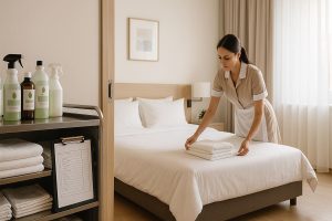 pulizia stanze hotel