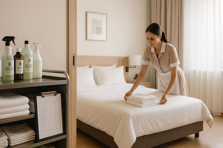 Pulizia delle stanze in hotel: come organizzarle al meglio e quali prodotti usare